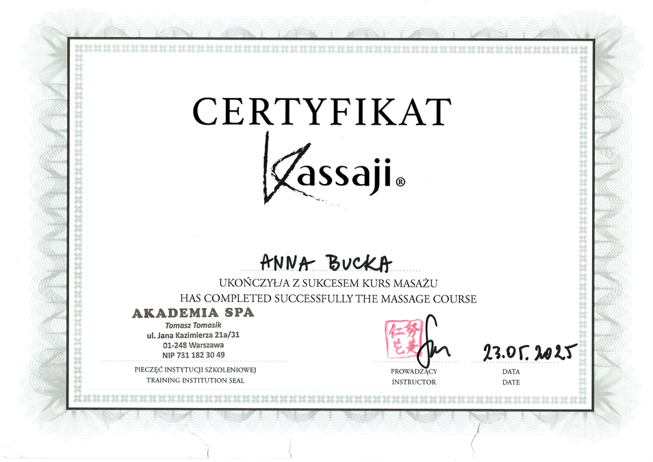 certyfikat kassai